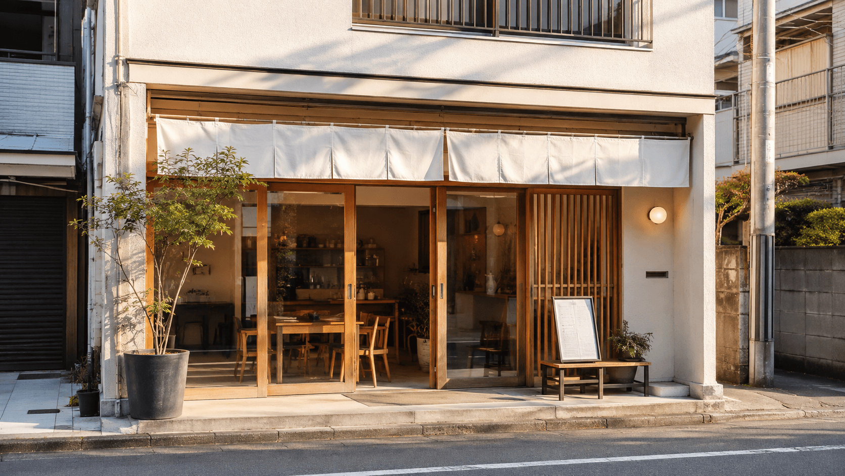 間借り出店の候補となる飲食店の外観